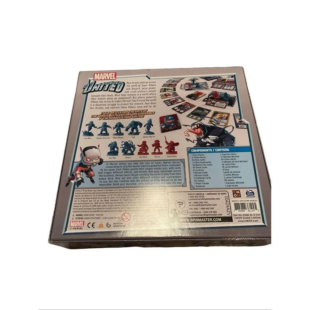 New CMON Marvel United Strategy Game Board Complete Game Set